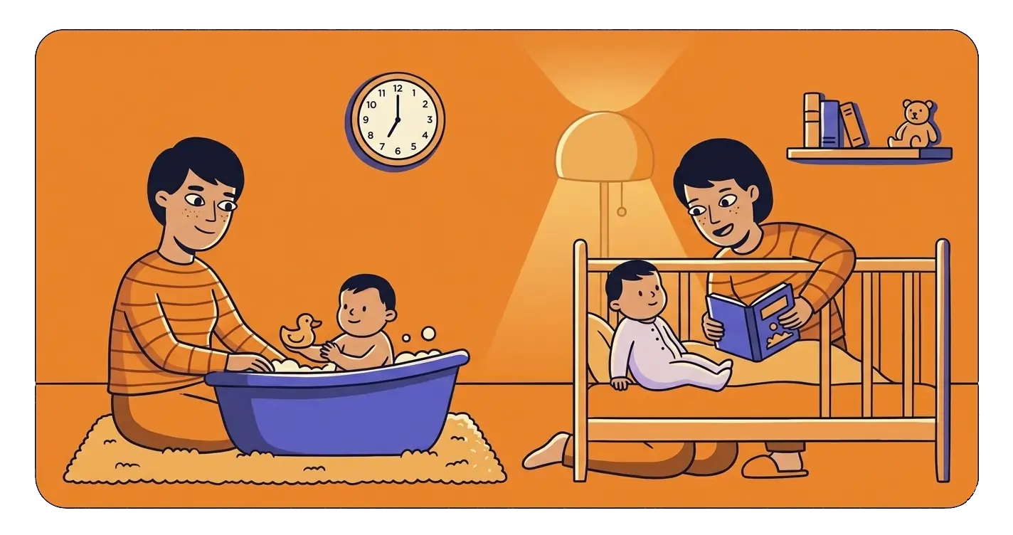 Child sleeping peacefully in bed